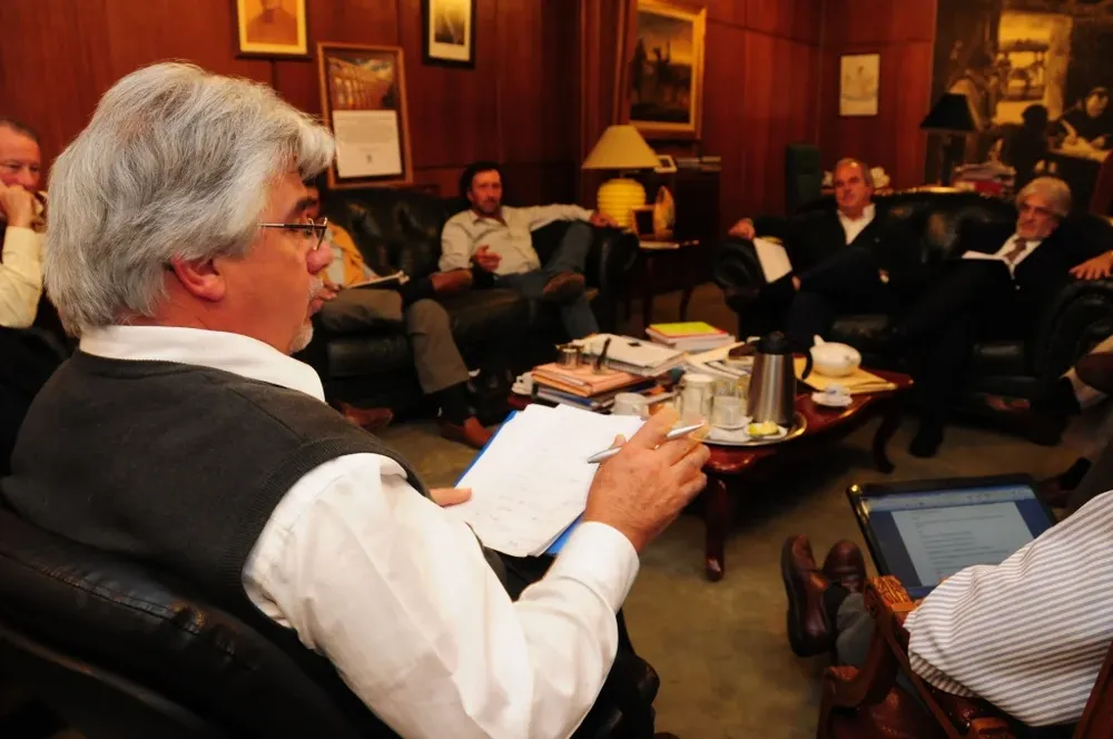 Aguerre no trató con las gremiales el tema del pago de haciendas