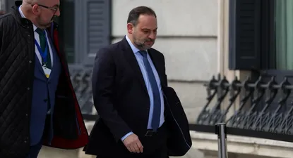 El ex ministro José Luis Ábalos (dech), y Koldo García Izaguirre (izq).