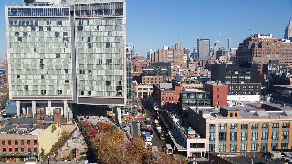 Meatpacking District y Highline vistos dese el Whitney