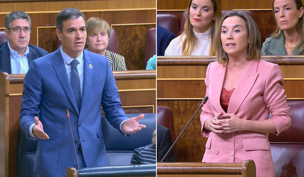 Pedro Sánchez y Cuca Gamarra