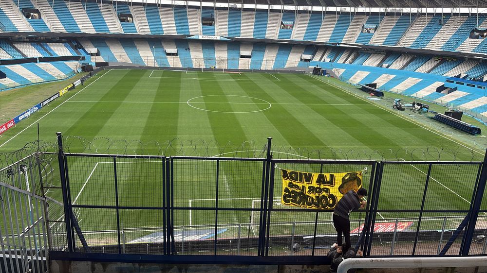 Así está la cancha de Racing de Avellaneda a cuatro horas del partido ante Peñarol por Copa Libertadores