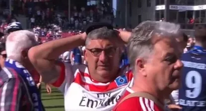 Así terminaron los hinchas de Hamburgo