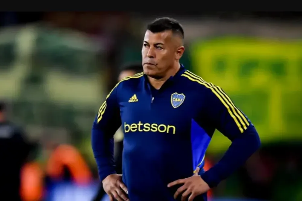 Almirón en el Maracaná tras la derrota de Boca en la final de la Libertadores