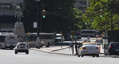 Así estaba 18 de Julio a la hora del partido entre Uruguay y Corea del Sur