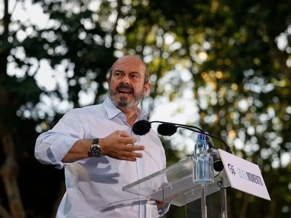 El flamante titular del Senado, Pedro Rollán