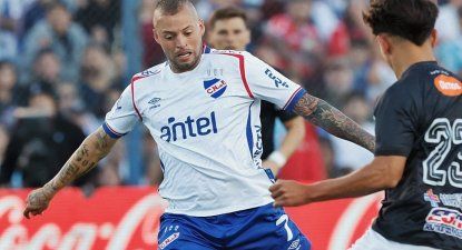Nicolás López en Nacional vs Danubio