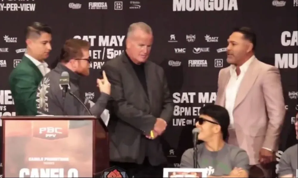 El cruce de Canelo Álvarez y Oscar De la Hoya