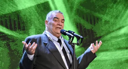 Vidalín durante el acto de inauguración en Pueblo Centenario.