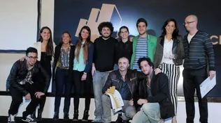 El equipo de Corporación/JWT recibiendo un premio