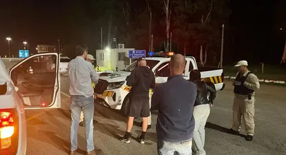 en pleno operativo policias se encontraron con el ministro martinelli