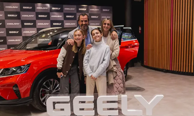 Martín Mesa y familia