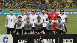 El equipo de la selección de Uruguay ante Brasil por Eliminatorias