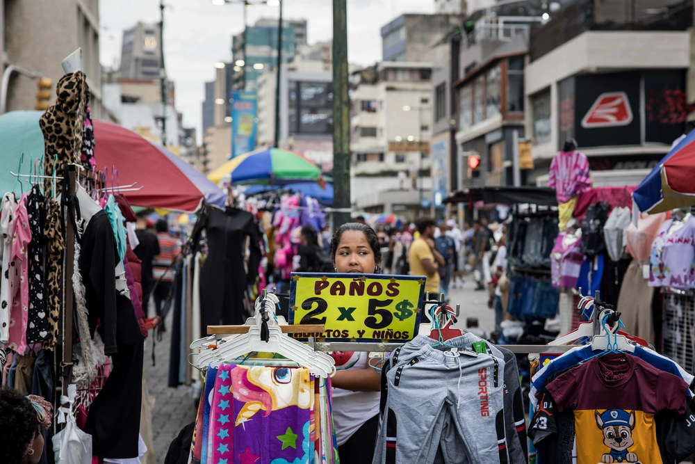 Precios en dólares en Caracas, en una imagen de septiembre de 2024