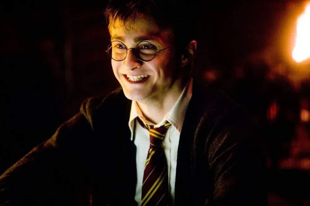 Daniel Rafcliffe como Harry Potter