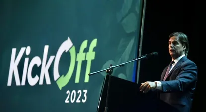 El presidente de la República participó de la cumbre Kick Of 2023 en la que participaron inversores de diferentes países.