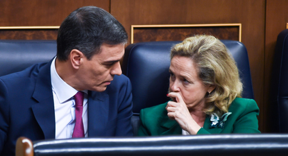 Pedro Sánchez y Nadia Calviño
