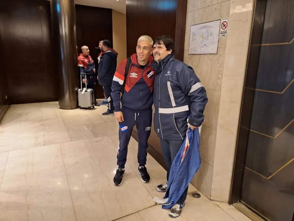 Héctor con el Keke Almeida