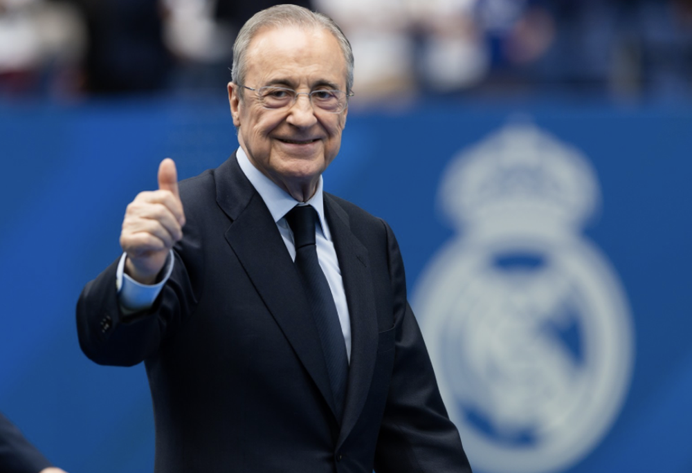 Florentino Pérez, presidente y candidato en el Real Madrid.