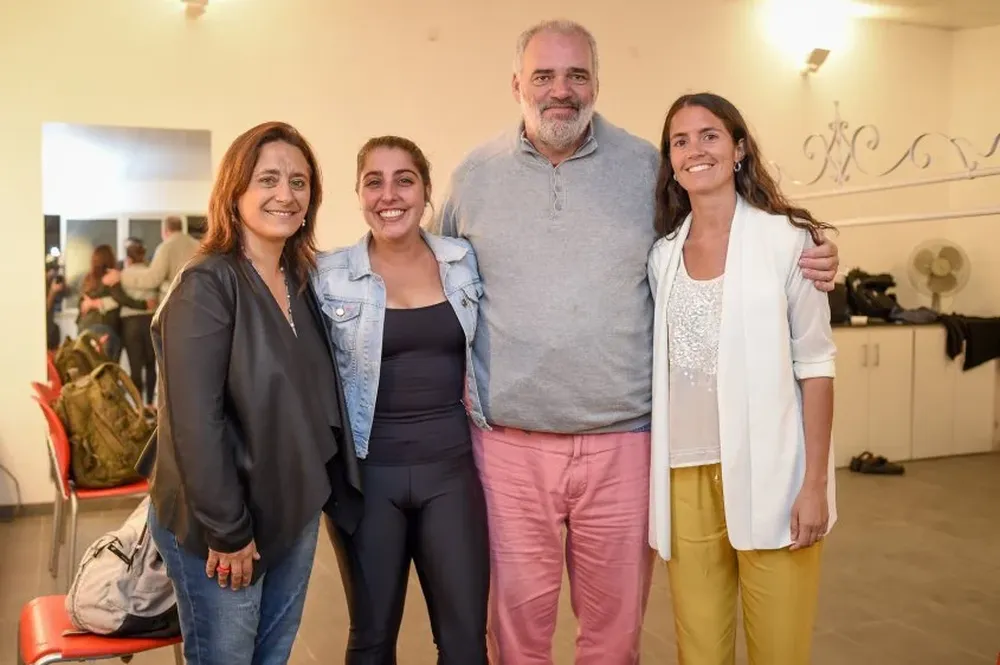 Silvana Neme, Francis Andreu, Pablo Atchugarry y Florencia Lecueder