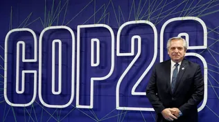 Alberto Fernández en la COP26