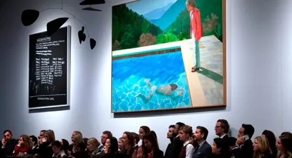 Una obra de David Hockney, la mejor cotizada de un artista vivo