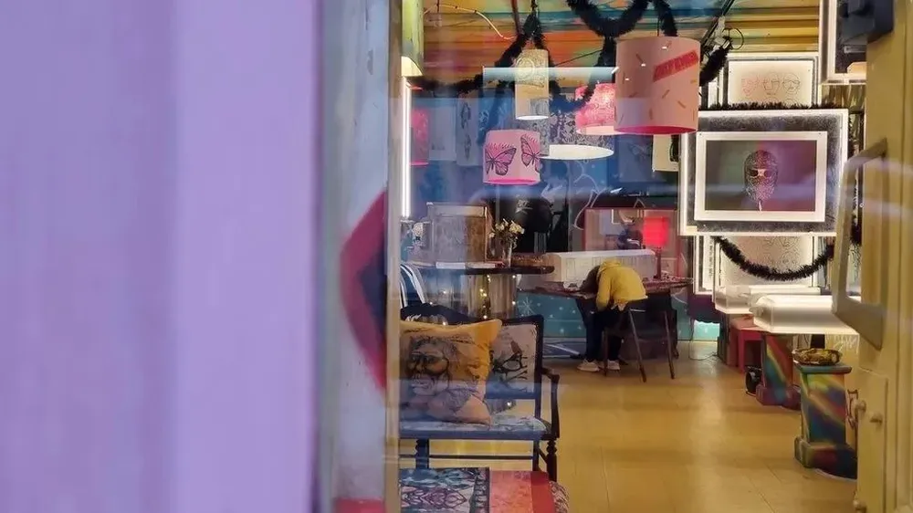 Así se veía Kristina desde la calle