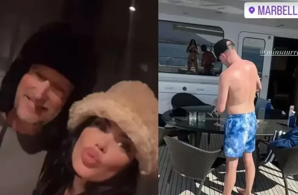 Martín Insaurralde y Sofía Clerici