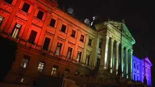 El Palacio Legislativo en el llamado Mes de la Diversidad