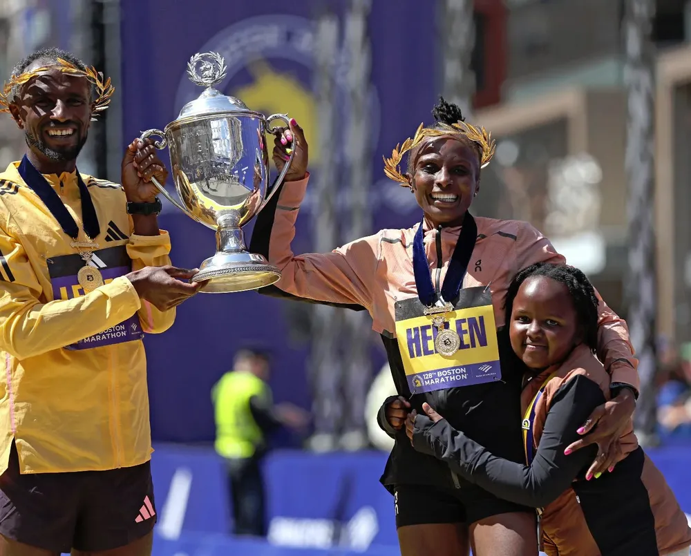 Lemma, en hombres, y Obiri, en mujeres, ganaron en Boston