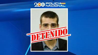 Álvaro Pasquín Mora, el `fugitivo de los tatuajes´detenido por la Policía Nacional.