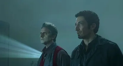 Diego Peretti y Juan Minujín en La ira de Dios