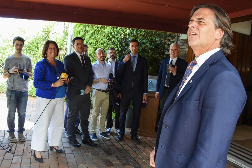 Lacalle Pou en el Día de la Construcción