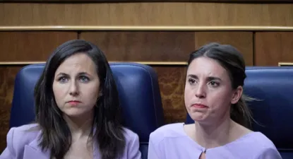 Las ministras ione Belarra e Irene Montero, de Podemos.