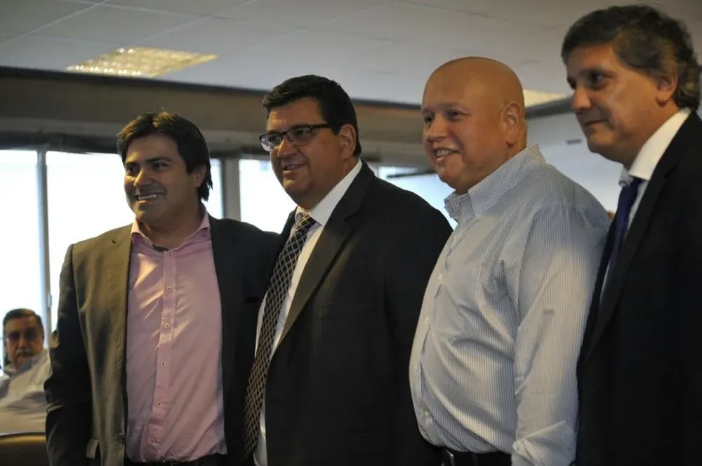 Gastón Tealdi, Jorge Barrera, José Luis Rodríguez y Pablo Durán