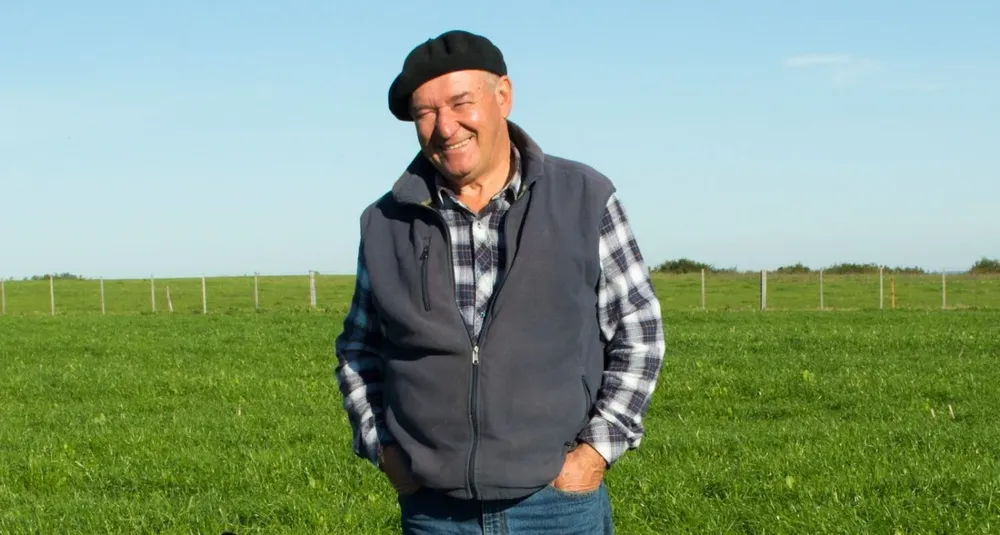 Carlos Torterolo, tambero.