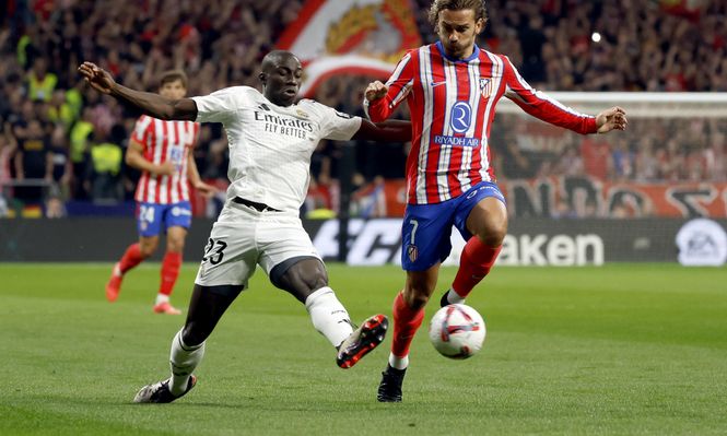 Atlético de Madrid calienta el derbi.