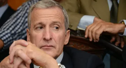 El presidente de Peñarol, Juan Pedro Damiani