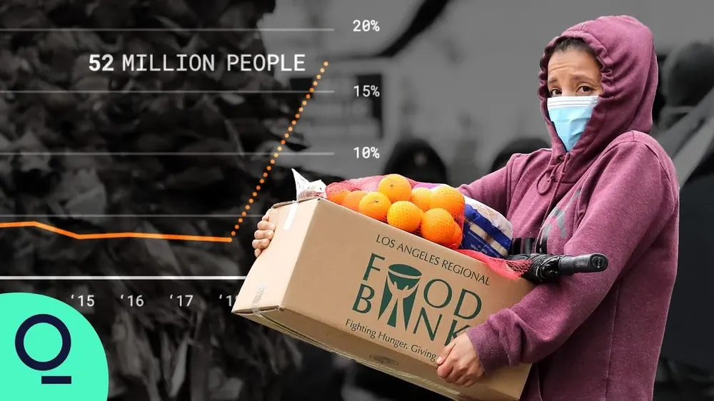 El cese de programas federales de ayuda alimentaria repercute en el aumento de la inseguridad alimentaria en Estados Unidos.