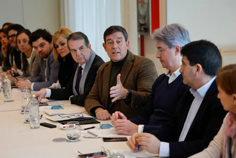 El candidato del PSdeG-PSOE a presidir la Xunta, José Ramón Gómez Besteiro.