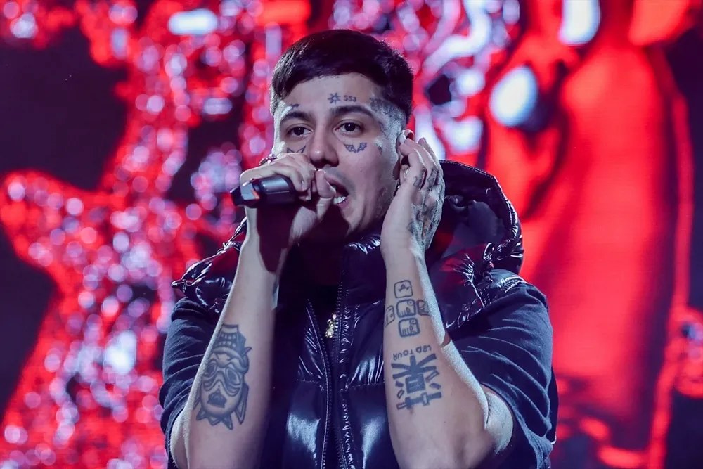 El cantante argentino Duki.