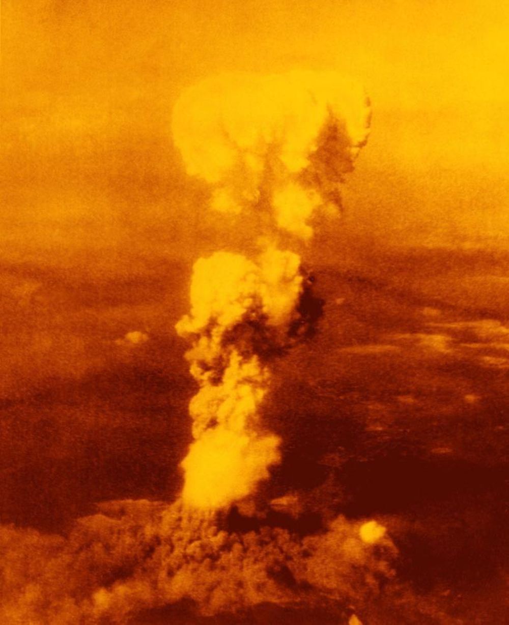 Imagen de la explosión en Hiroshima.
