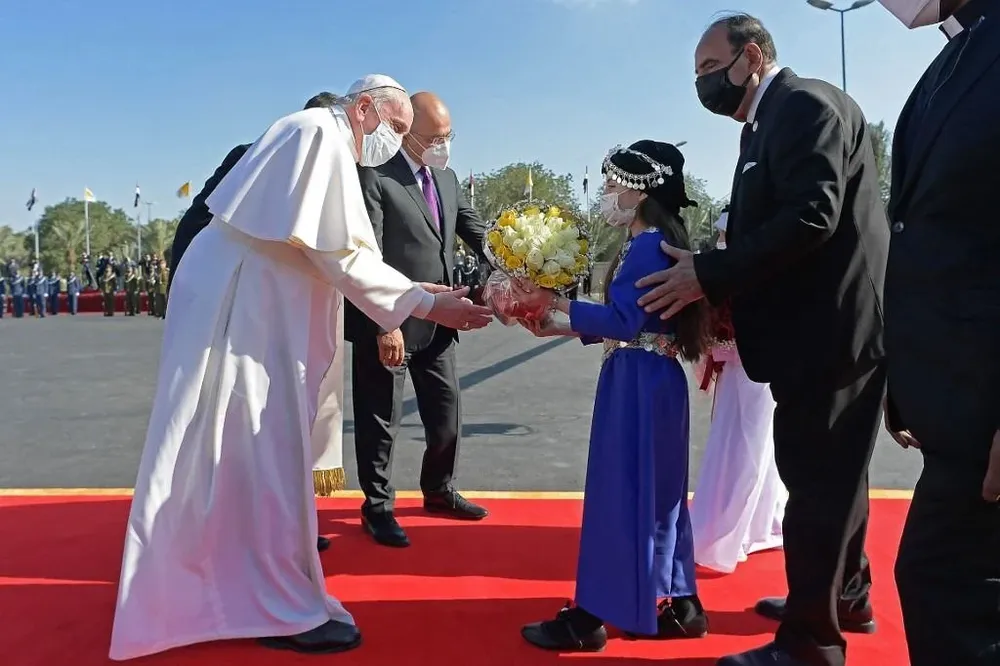 El papa Francisco hace una histórica visita a Irak