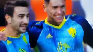 Así fueron los dos goles de Darwin Núñez para la victoria de Almería