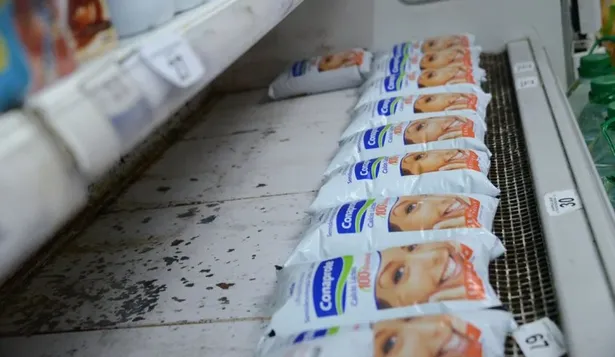 En algunos puntos de venta se notó un abasto inferior al habitual.