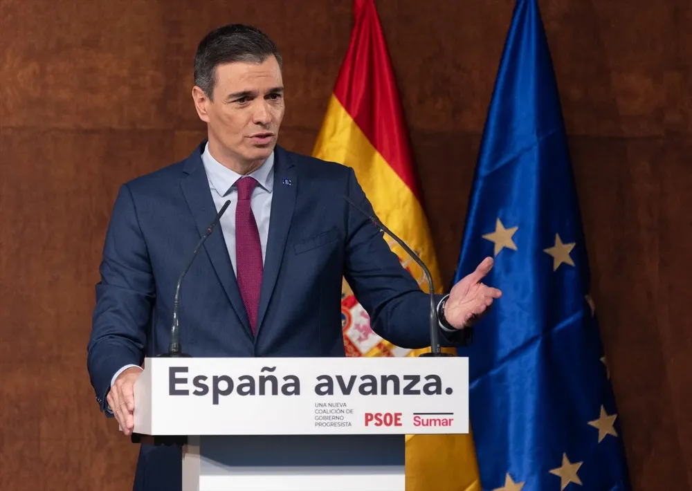 El presidente del Gobierno en funciones, Pedro Sánchez.