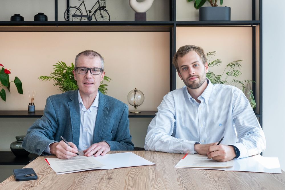 Anibal González de Santander y Juan Manuel Rodríguez de OrderEAT.