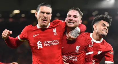 Darwin Núñez, Alexis Mac Allister y Luis Díaz