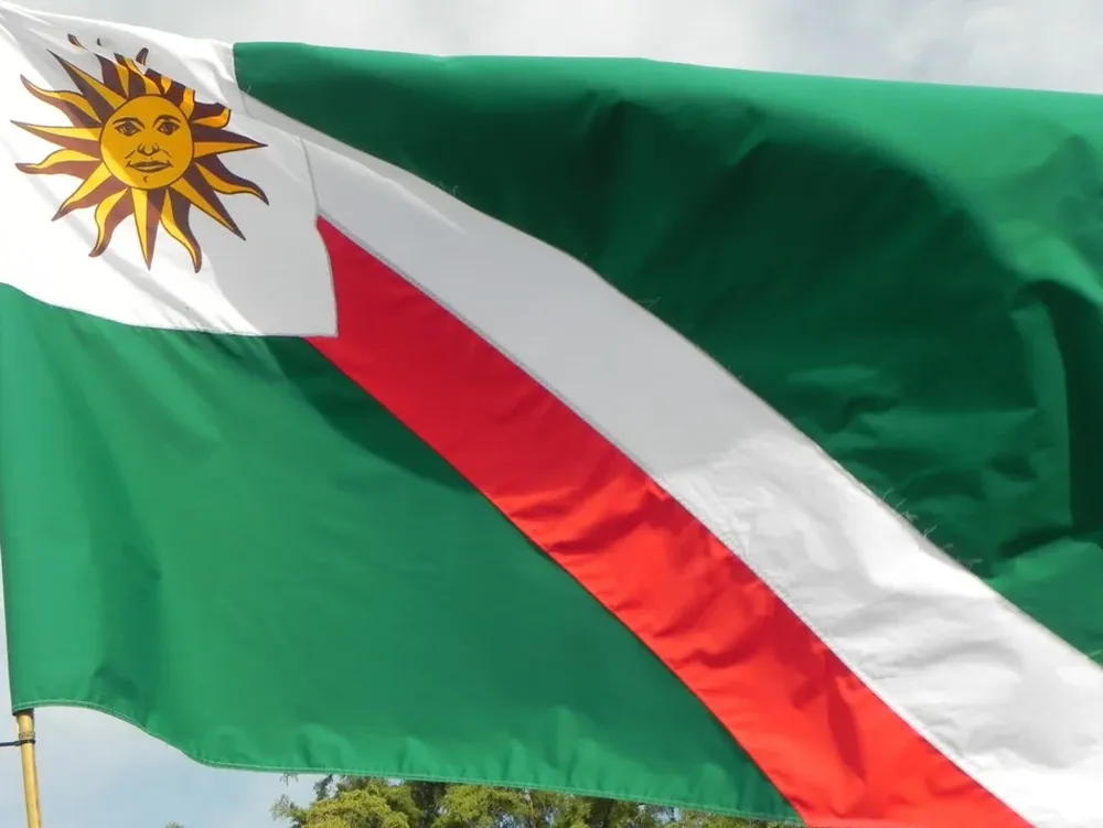 La bandera de la gremial de los ruralistas