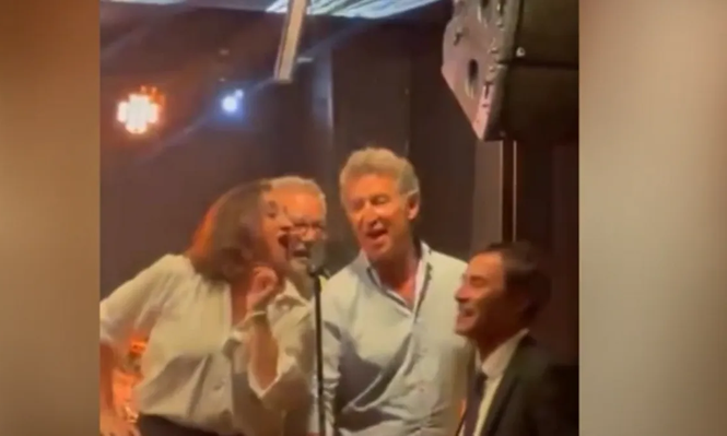 Feijóo cantando Mi limón. mi limonero