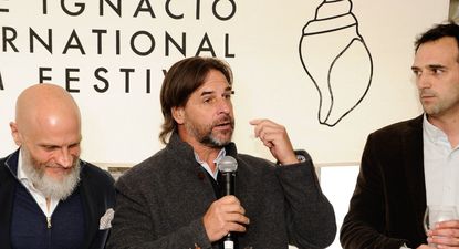 Lacalle Pou en la actividad de este viernes en La Huella